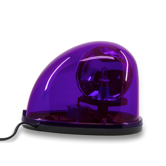 流線型 回転灯 パープル 12V