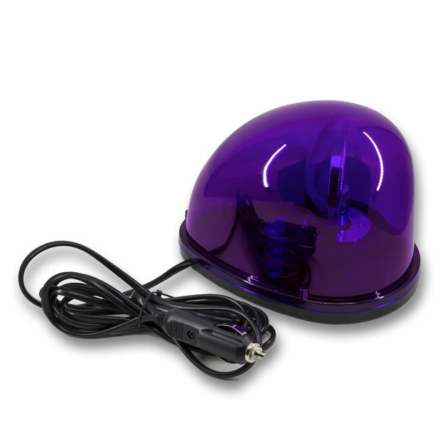 流線型 回転灯 パープル 12V