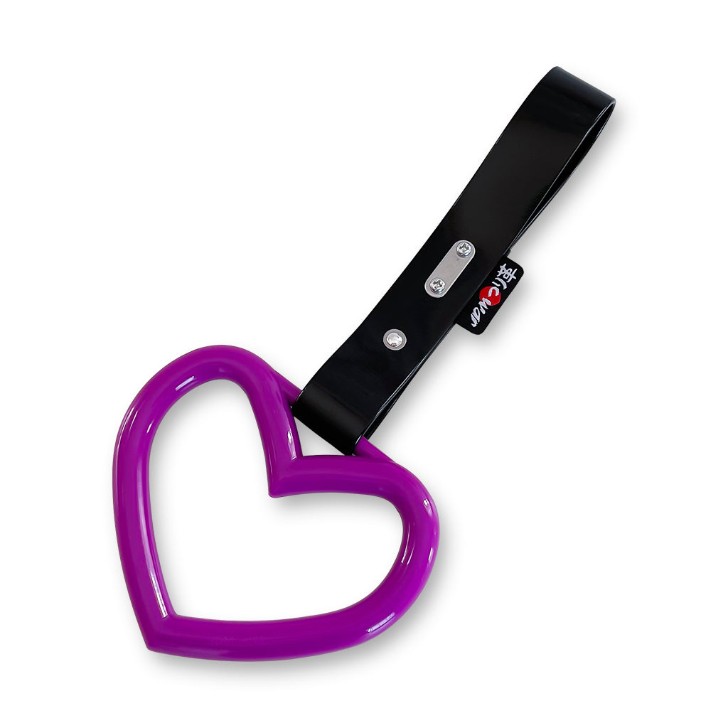 ハート パープル (黒ストラップ)