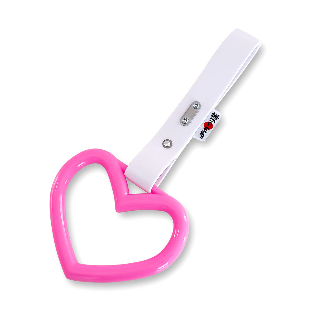 ハート ピンク (黒ストラップ)