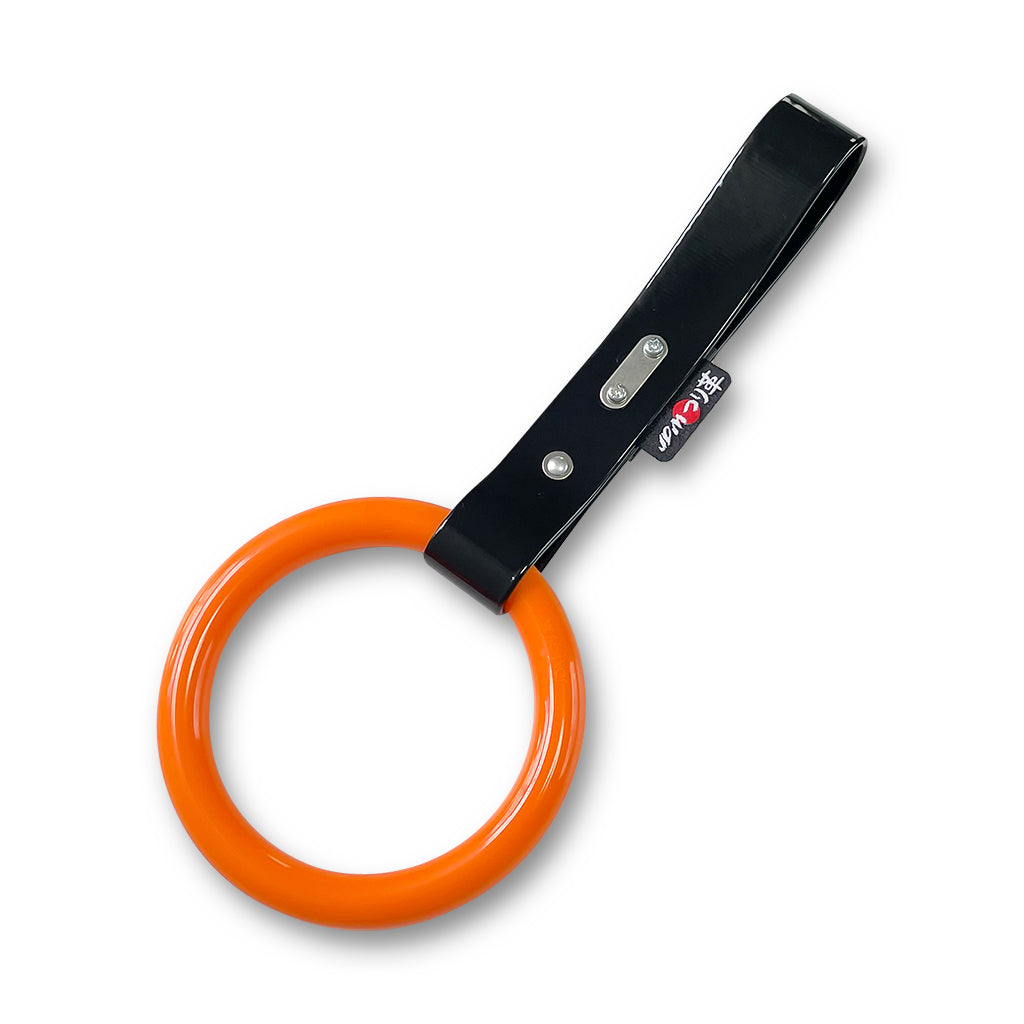 クラシック つり革 オレンジ (黒ストラップ)