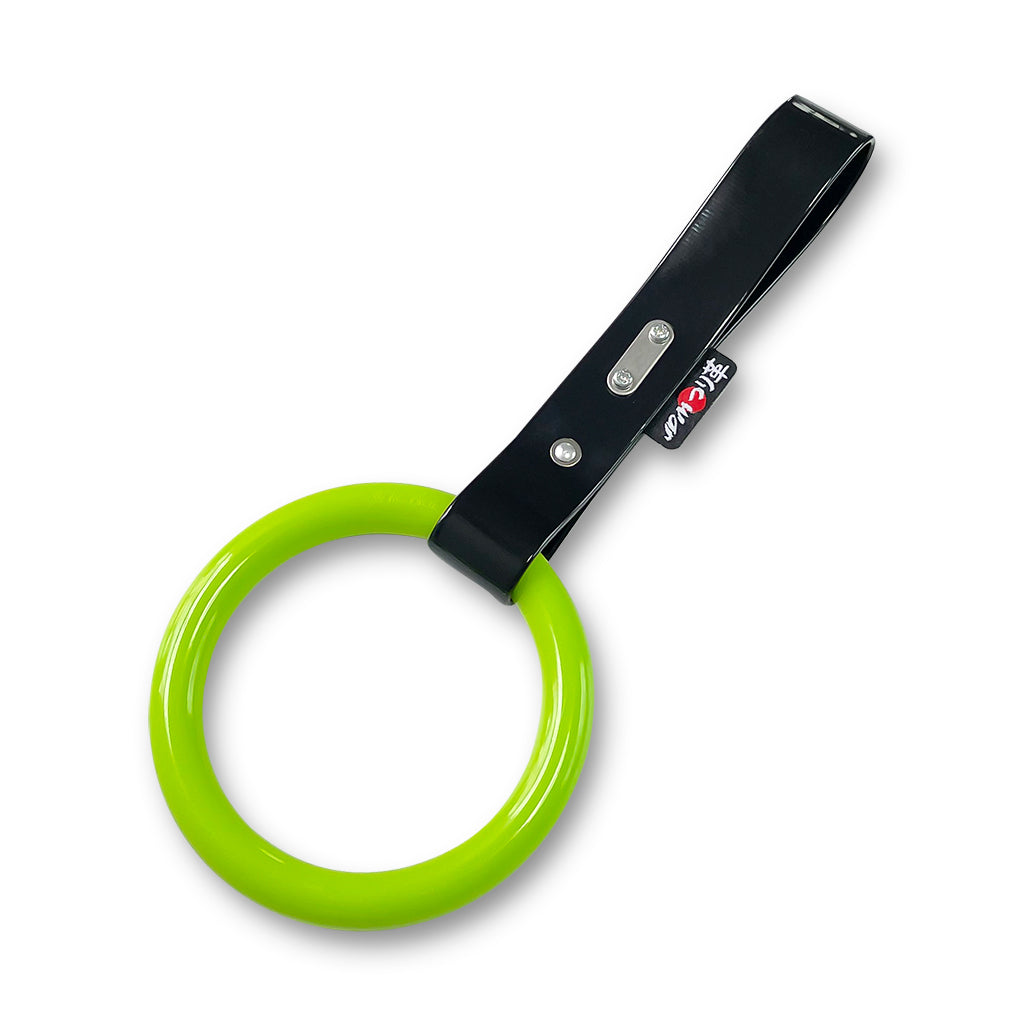 クラシック つり革 ライムグリーン (黒ストラップ)
