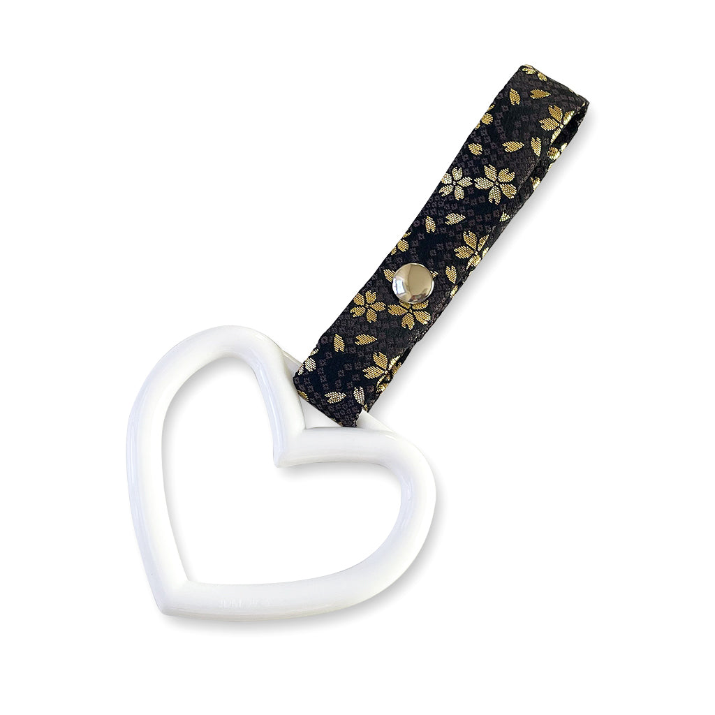 小桜 ブラック (白ハート)