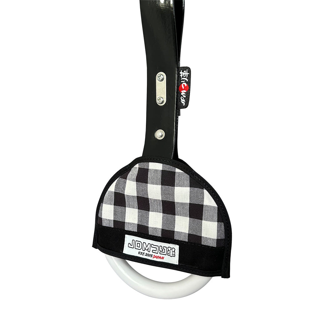 レトロチェック柄 つり革スカート