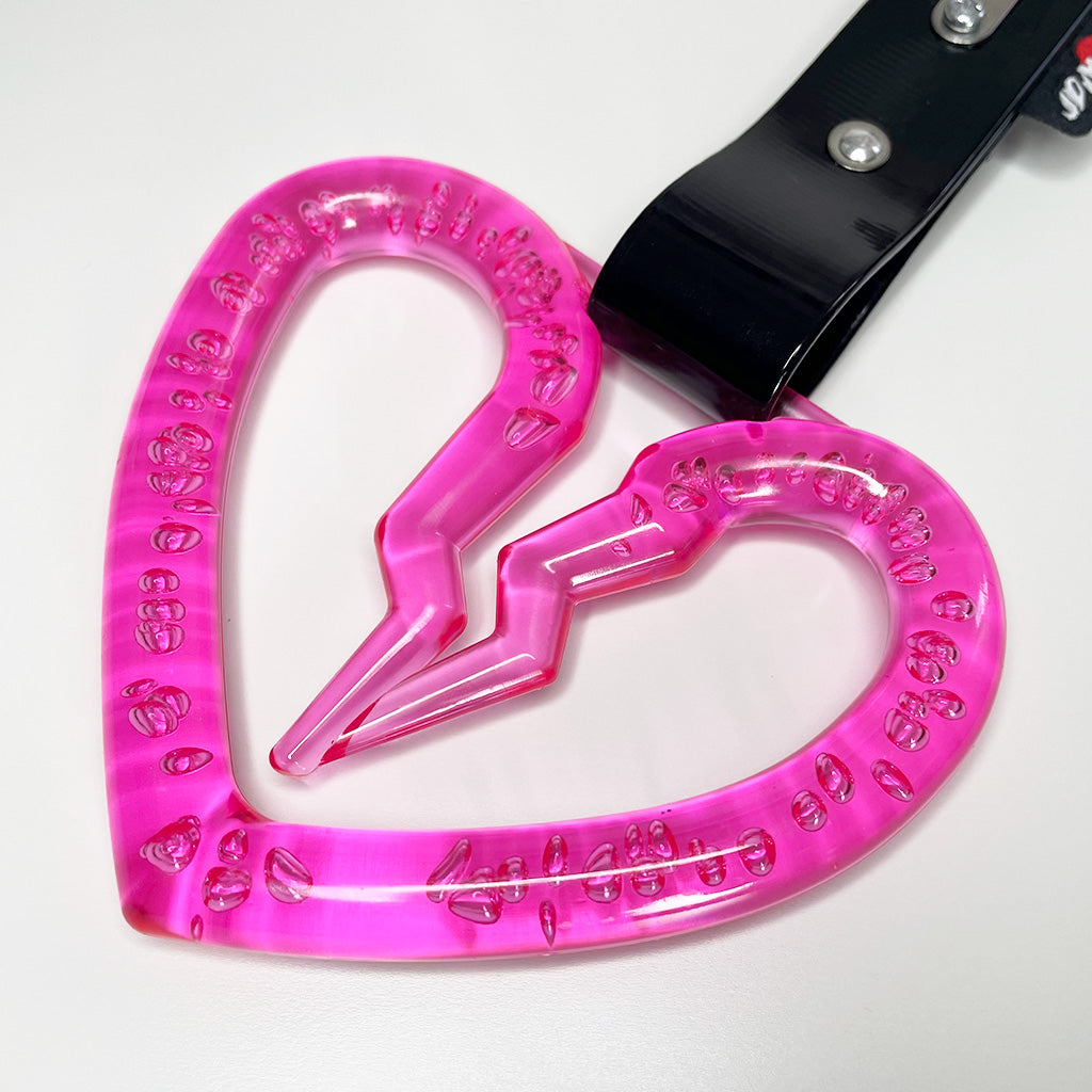 ブロークンハート バブルピンク (黒ストラップ)