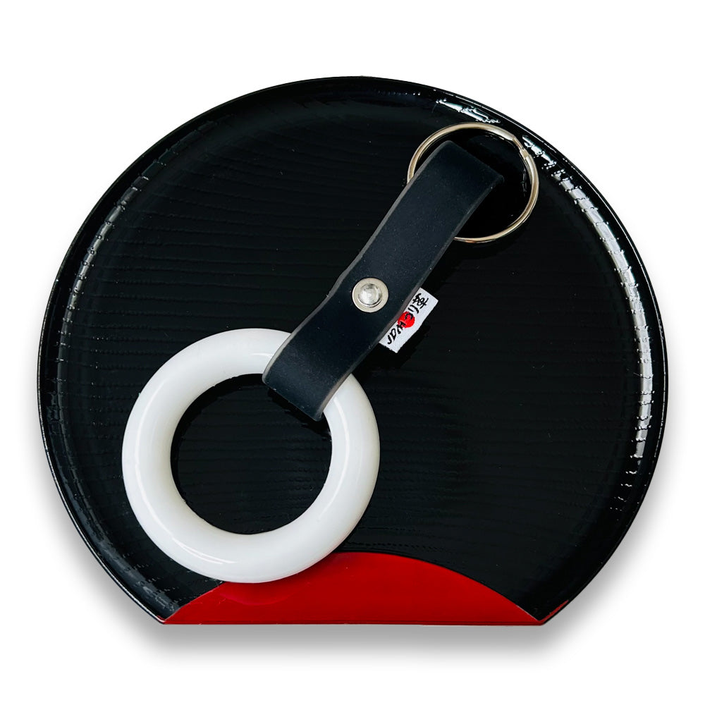 ミニつり革 キーホルダー (ホワイト)