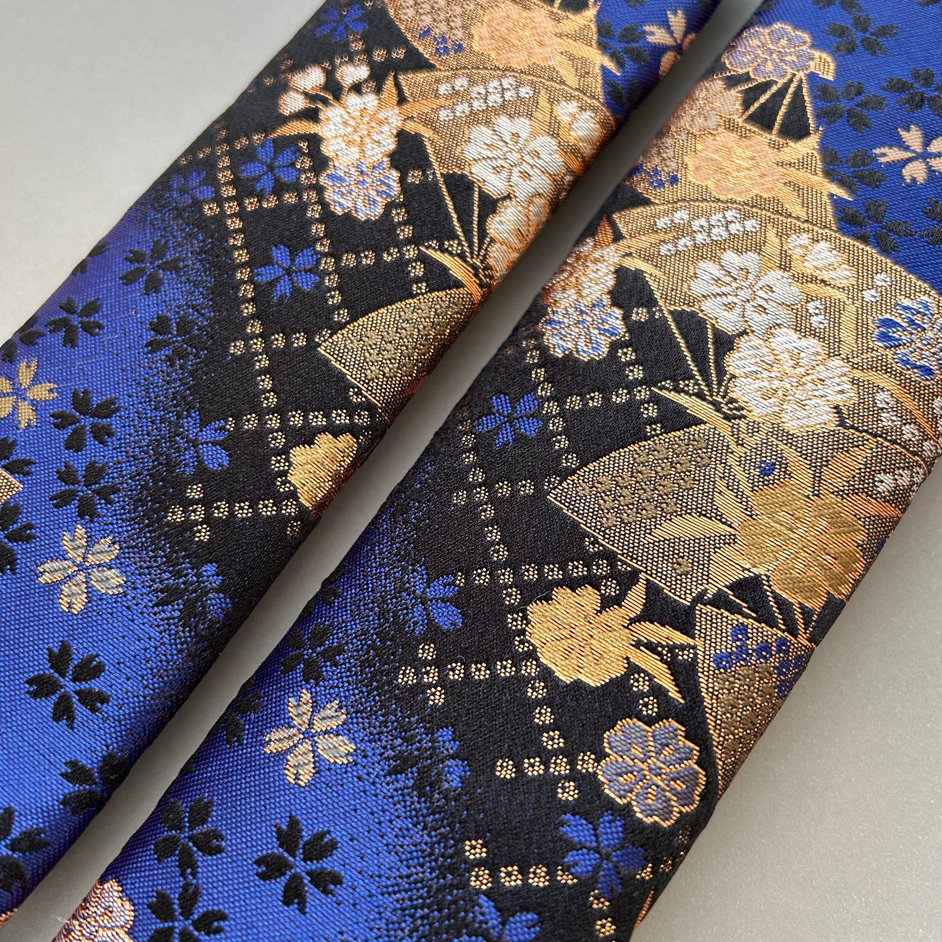 扇桜 ブルー シートベルトパッド