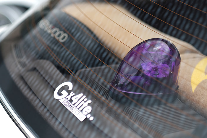 流線型 回転灯 パープル 12V