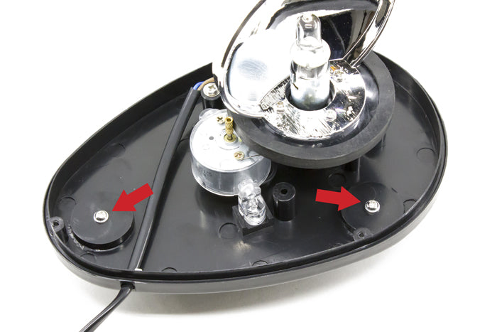 流線型 回転灯 パープル 12V