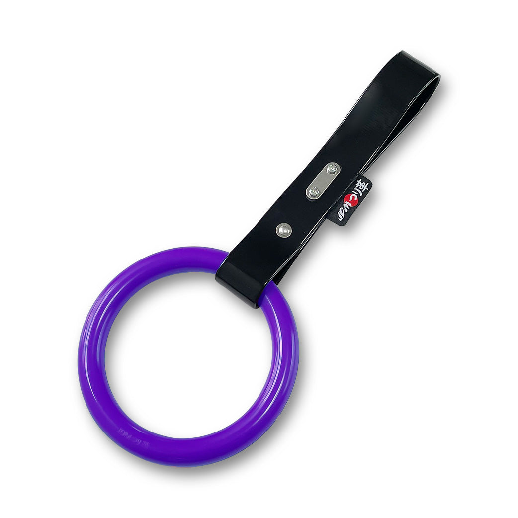 クラシック つり革 パープル (黒ストラップ)